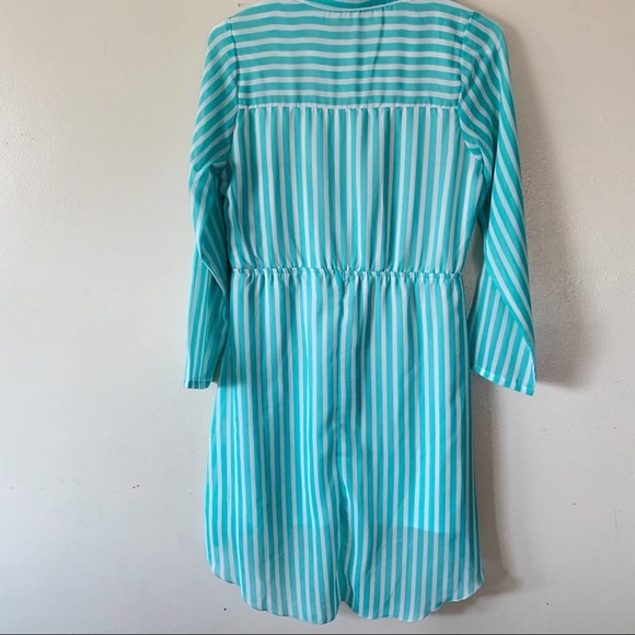 Indulge Teal dress Size Large - Picture 2 of 9